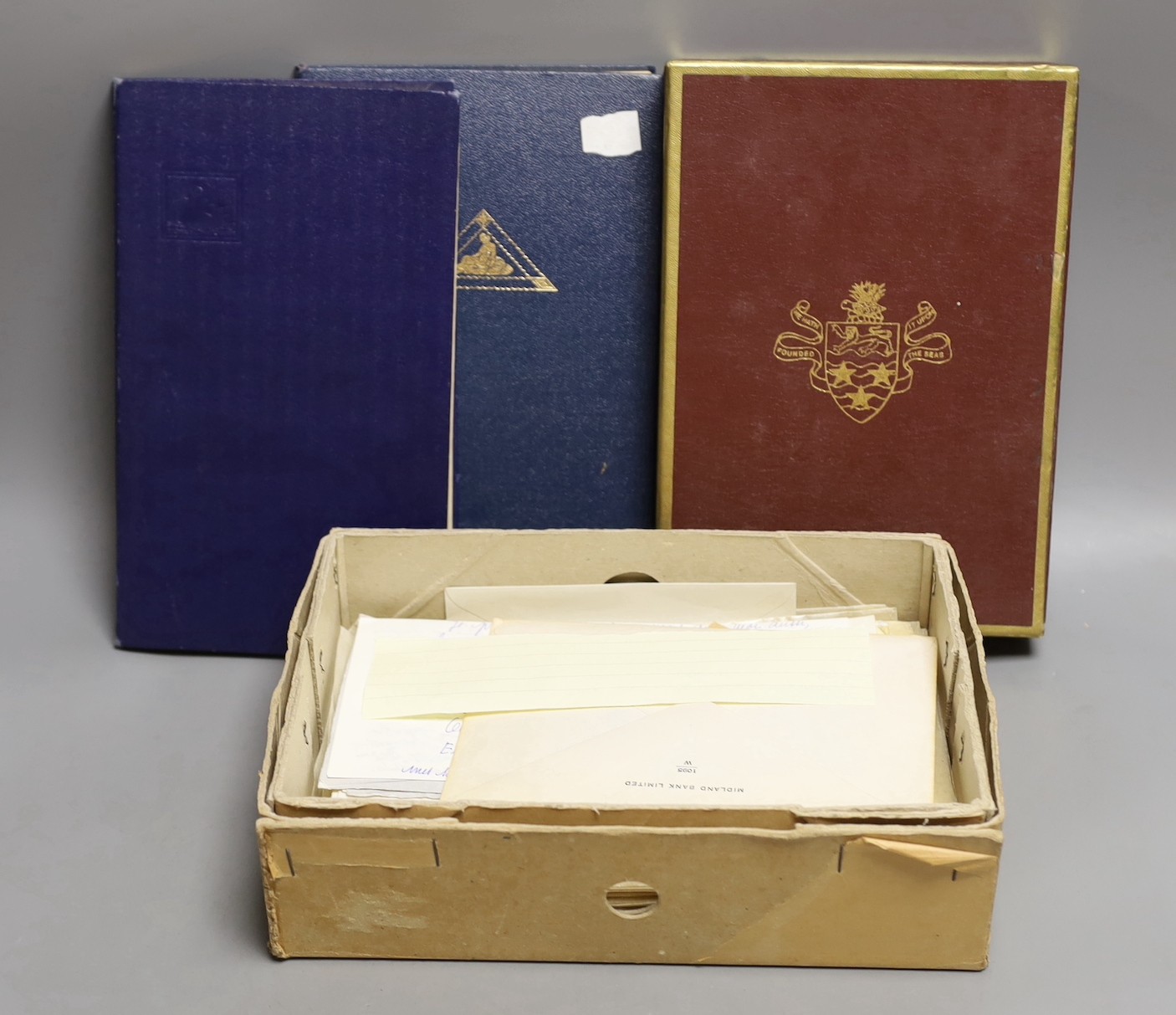 Two small stock books British Commonwealth, France mint stamps and packets